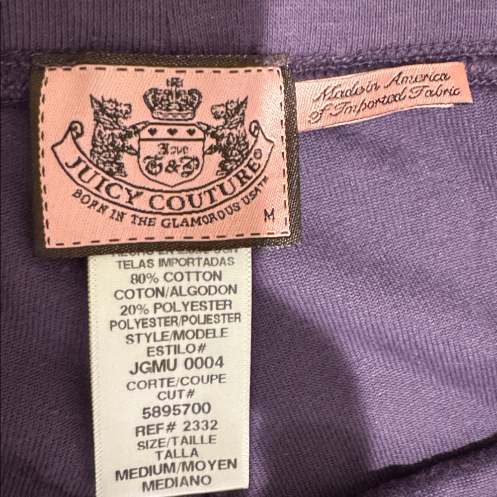 Juicy Velour Purple Lounge Set - Picture 4 of 7